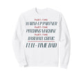 Part Time Warm Up Partner Full Sweatshirt - Aesthetic Graphic for Adults - T-Shirt, Sweatshirt, Hoodie