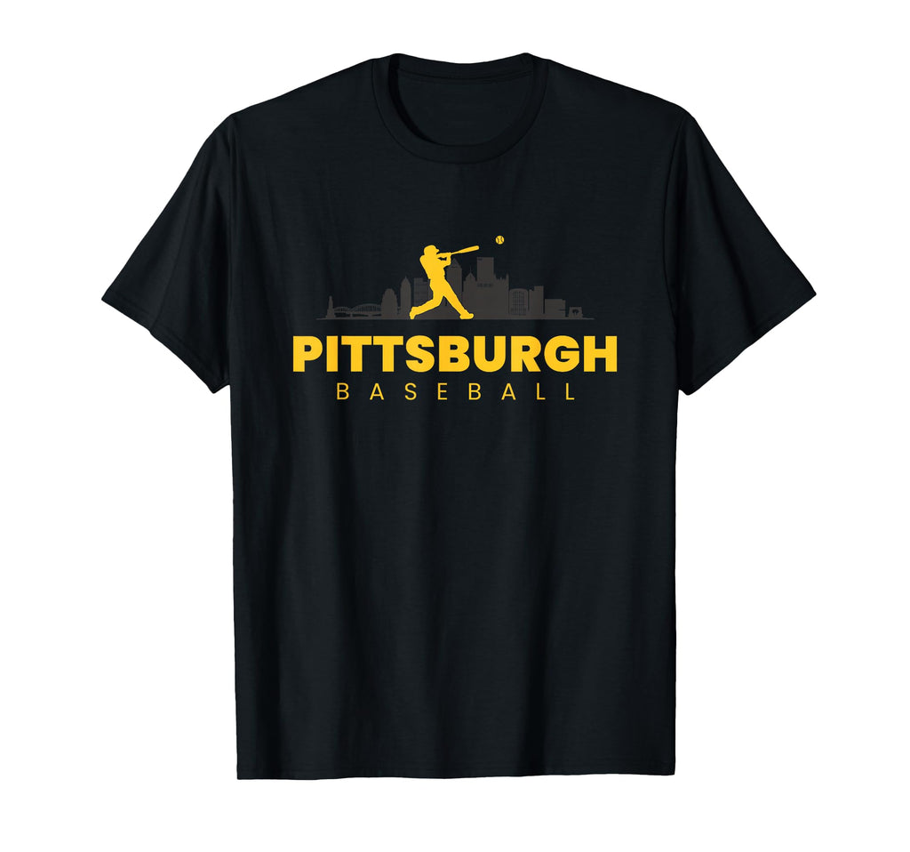 Pittsburgh Baseball Minimalist T-Shirt - Minimalist Print Men Women - T-Shirt, Sweatshirt, Hoodie