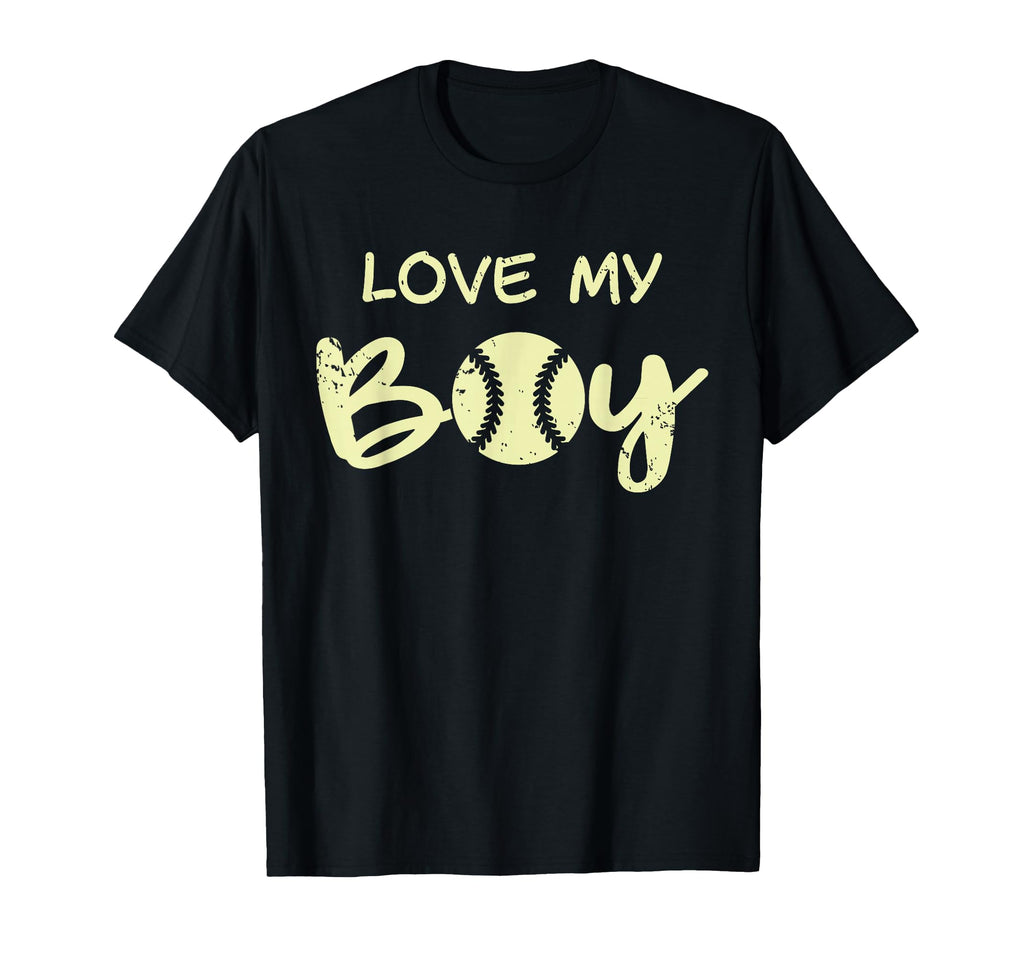 Love My Funny Baseball Player Mom T-Shirt - Fun Novelty Design Unisex - T-Shirt, Sweatshirt, Hoodie