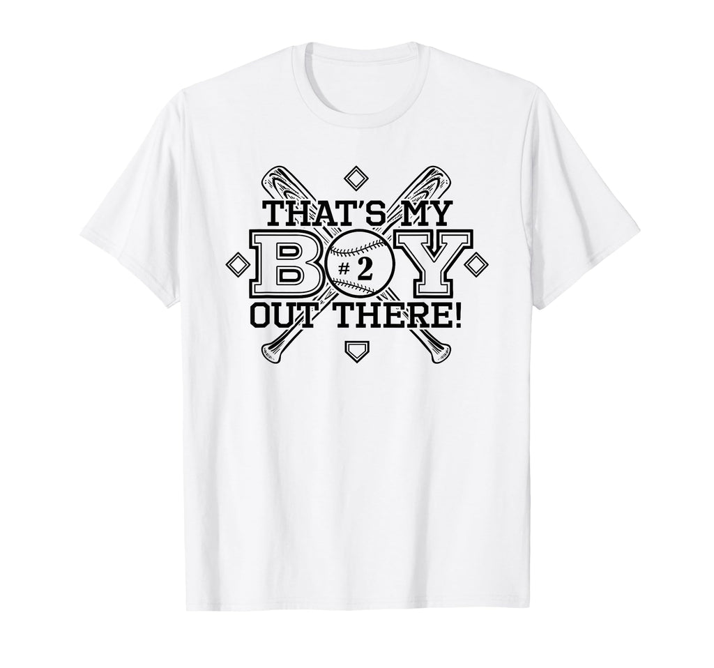 Baseball Mom Dad Thats My Proud T-Shirt - Custom Art Print Men Women - T-Shirt, Sweatshirt, Hoodie