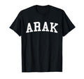 Arak Iran Distressed White Varsity T-Shirt - Fun Novelty Design for Adults - T-Shirt, Sweatshirt, Hoodie