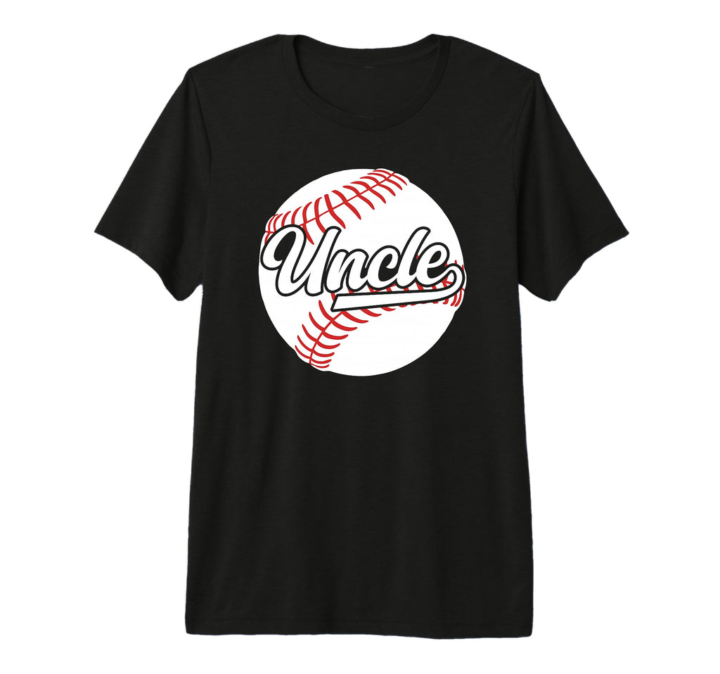 Mens Uncle Baseball Player Uncle T-Shirt - Minimalist Print Unisex - T-Shirt, Sweatshirt, Hoodie
