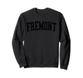 Fremont Ca Distressed Black Varsity Sweatshirt - Trendy Graphic for Adults - T-Shirt, Sweatshirt, Hoodie
