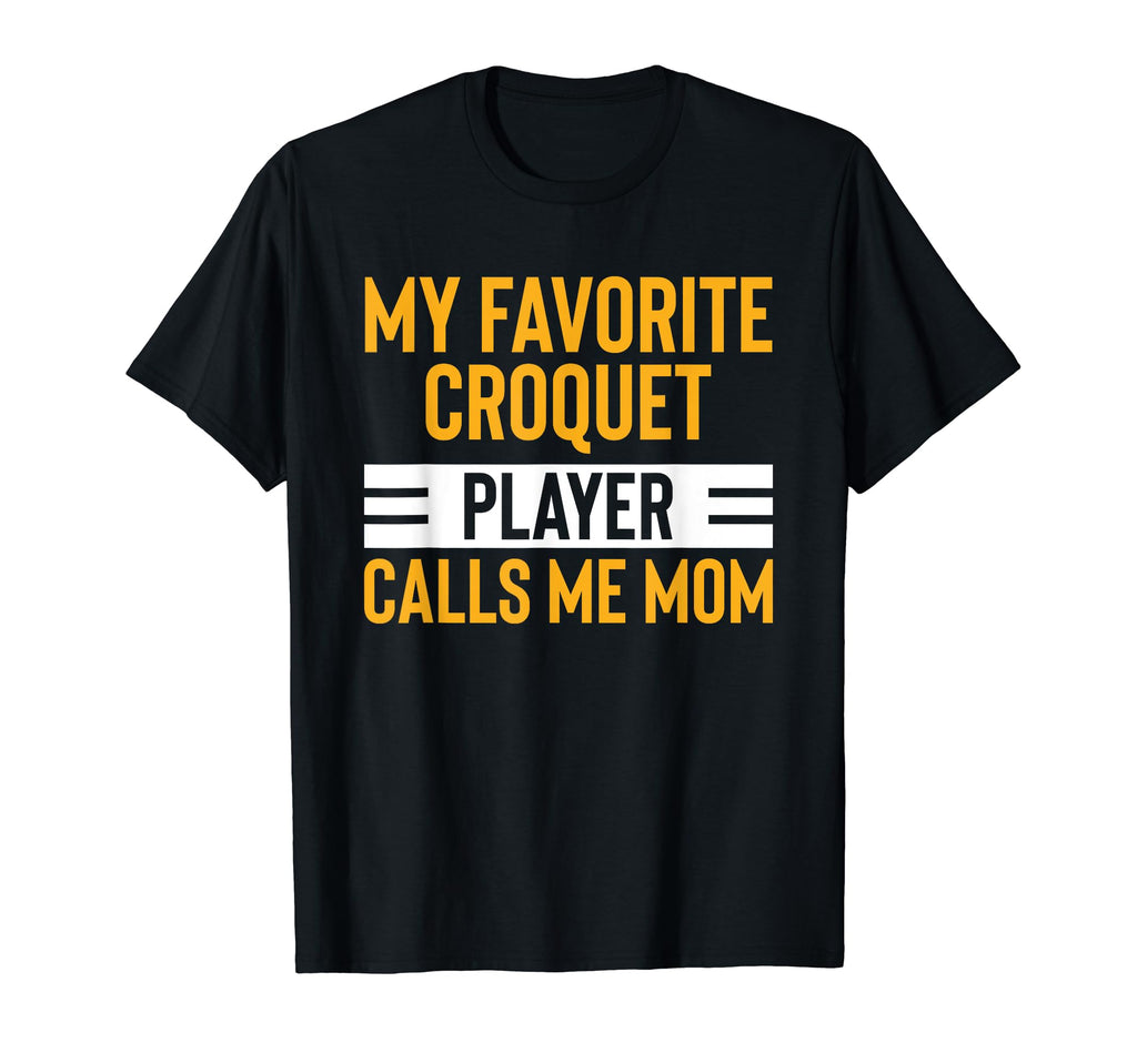Croquet Lawn Game Croquet Player Mothers T-Shirt - Unique Graphic Unisex - T-Shirt, Sweatshirt, Hoodie