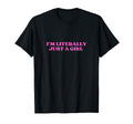 Im Literally Just Y2K Aesthetic T-Shirt - Graphic Print for Adults - T-Shirt, Sweatshirt, Hoodie