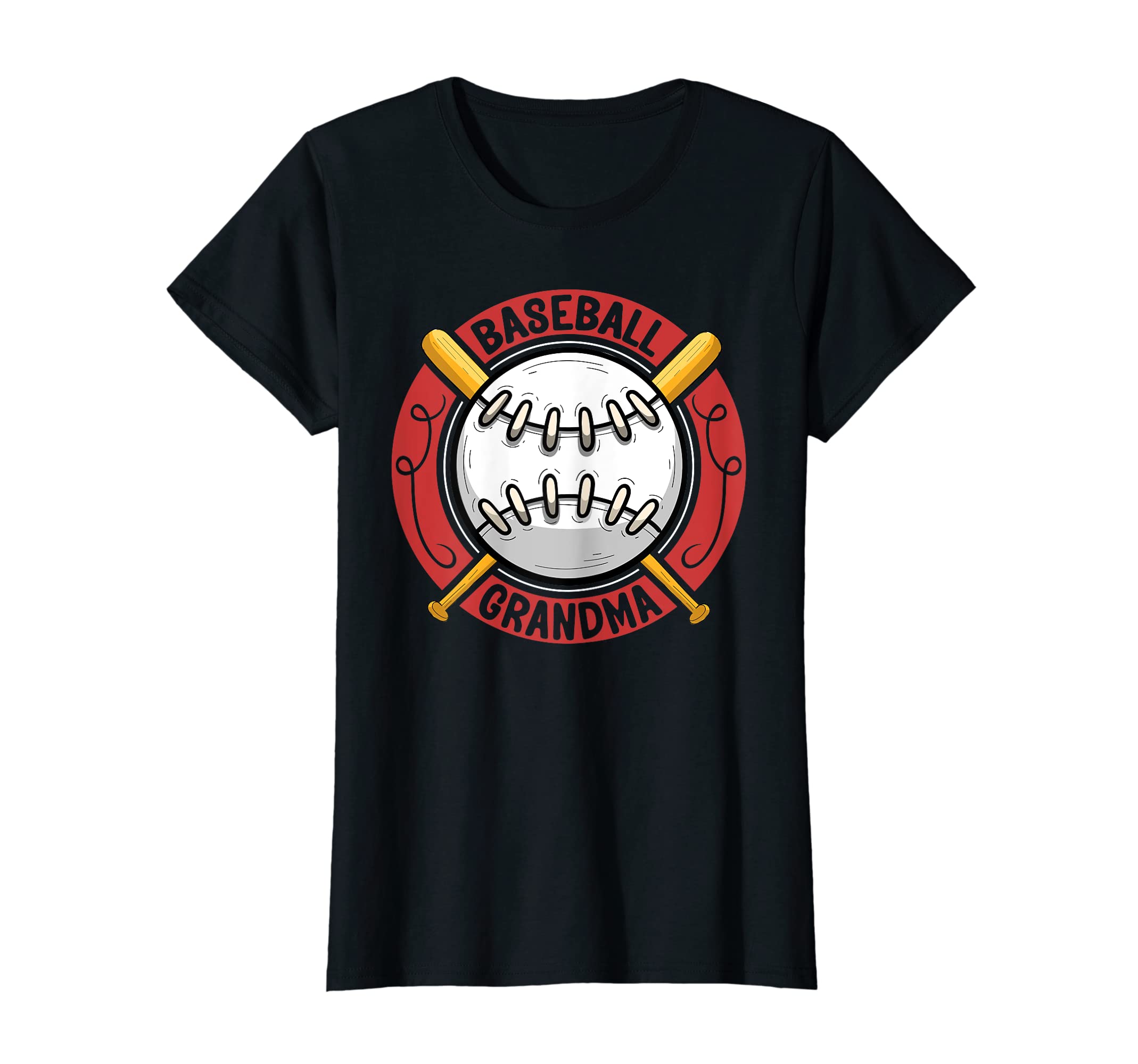 Womens Baseball Grandma Funny Baseball T-Shirt - Custom Art Print Unisex - T-Shirt, Sweatshirt, Hoodie