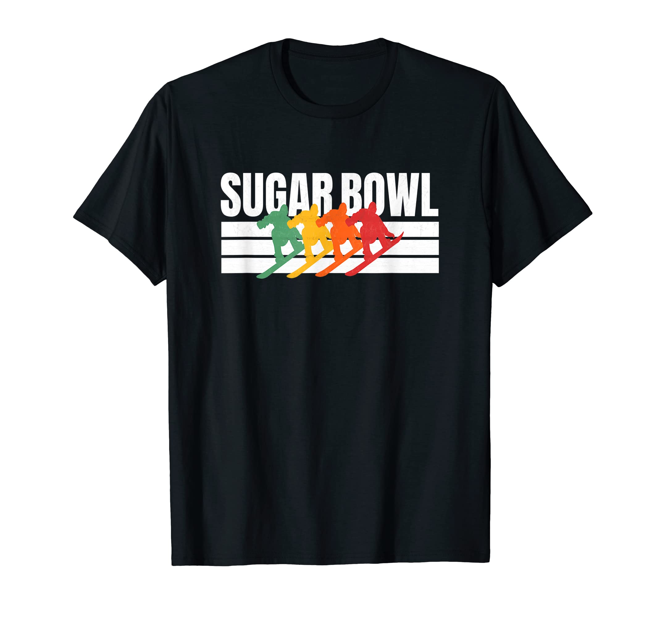 Snowboard Sugar Bowl Stripe Sugar Bowl T-Shirt - Graphic Print for Adults - T-Shirt, Sweatshirt, Hoodie