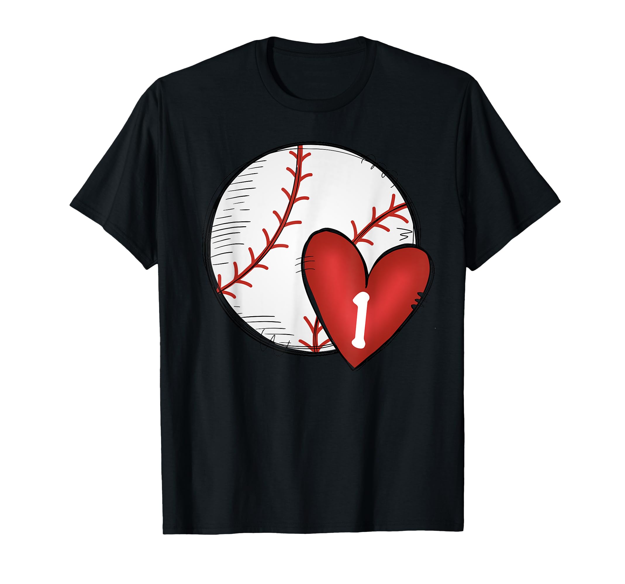 Womens Custom Baseball Mom Number 1 T-Shirt - Minimalist Print Men Women - T-Shirt, Sweatshirt, Hoodie