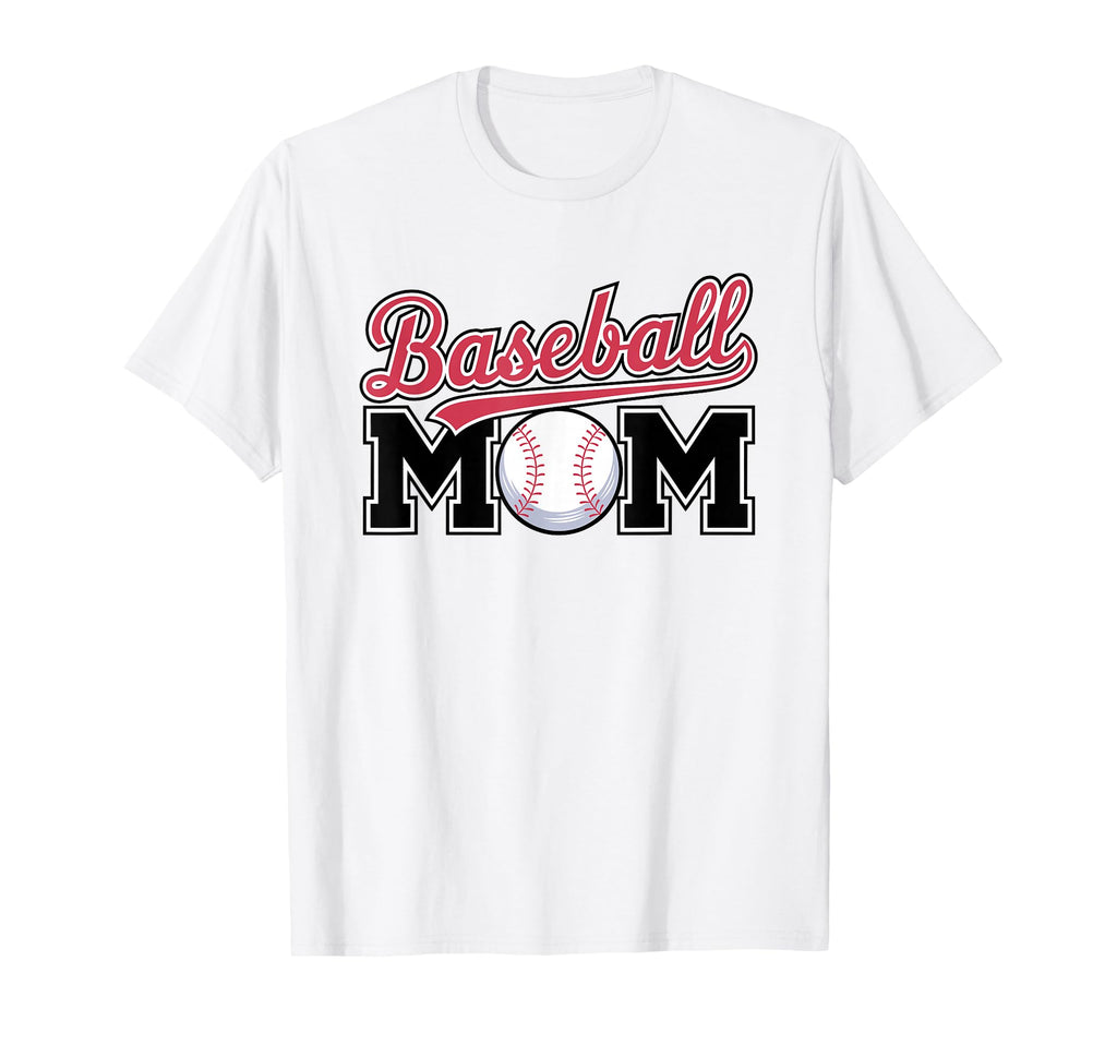Baseball Mom Sports Baseball T-Shirt - Aesthetic Graphic Men Women - T-Shirt, Sweatshirt, Hoodie