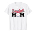 Baseball Mom Sports Baseball T-Shirt - Aesthetic Graphic Men Women - T-Shirt, Sweatshirt, Hoodie