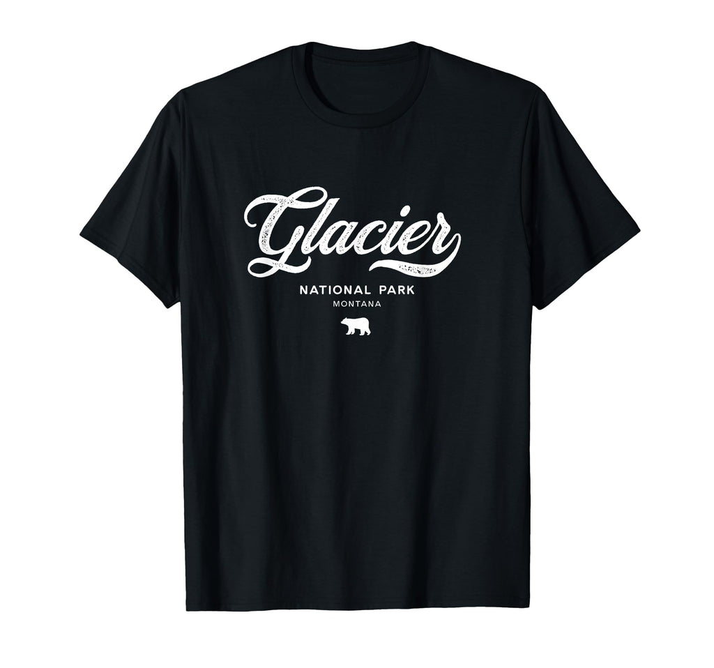 Glacier National Park Montana T-Shirt - Novelty Apparel for Adults - T-Shirt, Sweatshirt, Hoodie