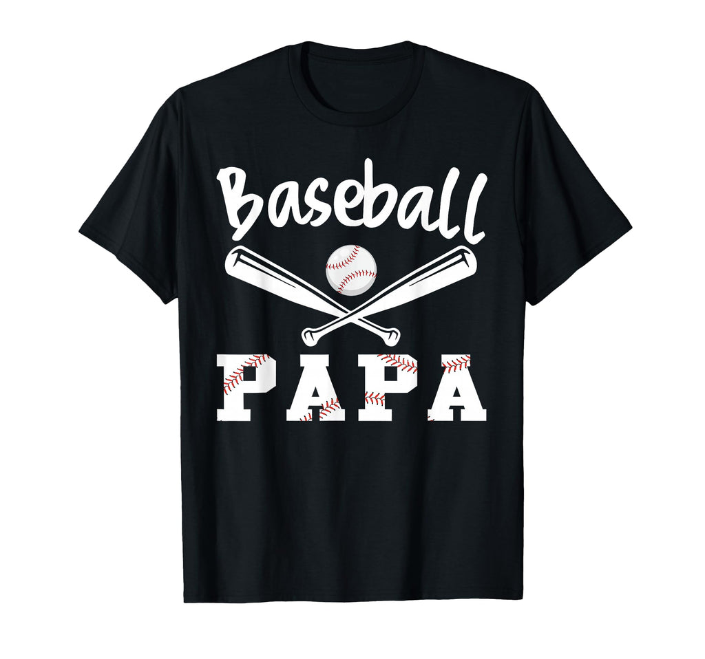 Funny Baseball Papa Sports Baseball T-Shirt - Aesthetic Graphic for Adults - T-Shirt, Sweatshirt, Hoodie