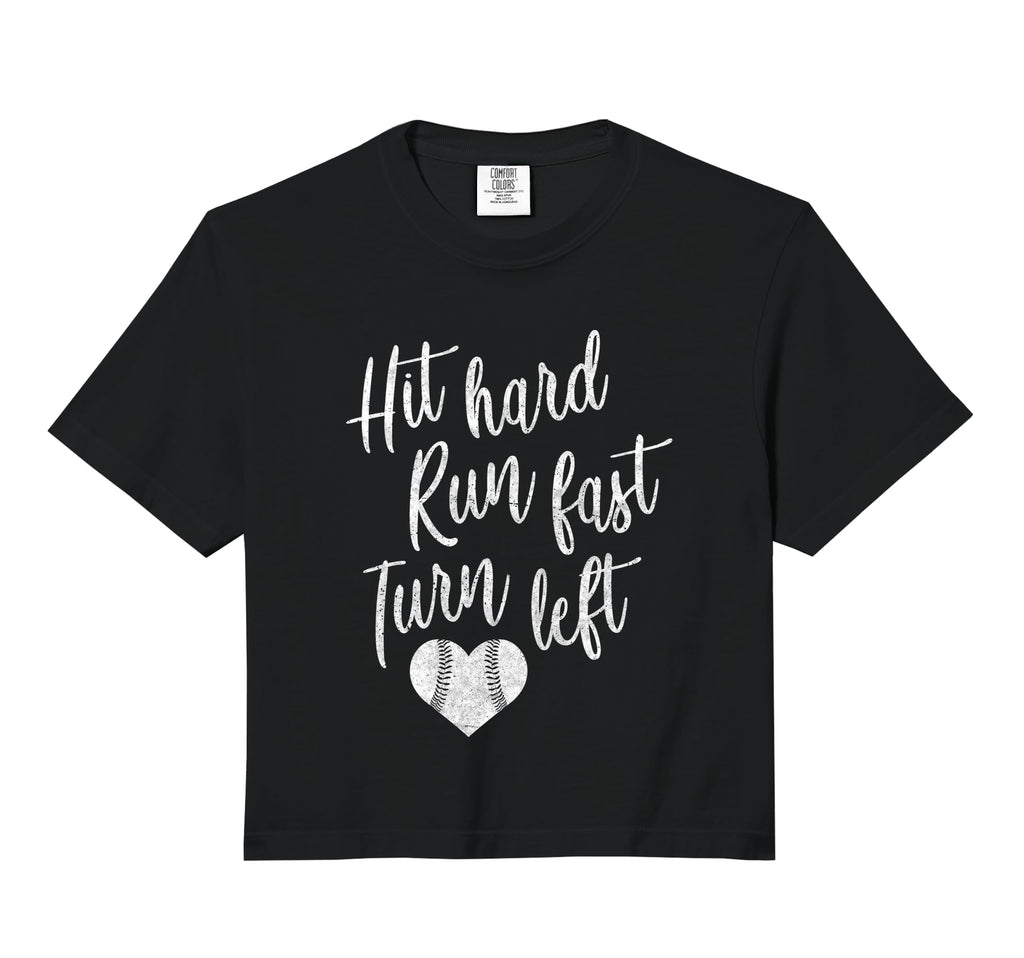 Hit Hard Run Fast Turn Left Baseball Hoodie - Unique Graphic for Adults - T-Shirt, Sweatshirt, Hoodie
