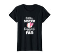 Little Sister Biggest Fan Baseball T-Shirt - Minimalist Print Unisex - T-Shirt, Sweatshirt, Hoodie
