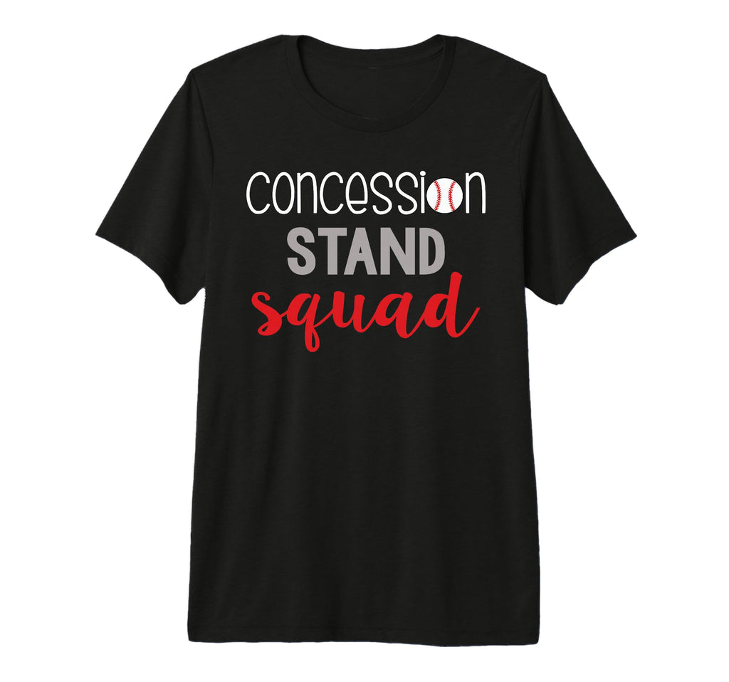 Concession Stand Squad Tri Blend T-Shirt - Casual Everyday Wear for Adults - T-Shirt, Sweatshirt, Hoodie