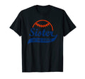Funny Baseball Sister Rookie Birthday T-Shirt - Trendy Graphic Men Women - T-Shirt, Sweatshirt, Hoodie