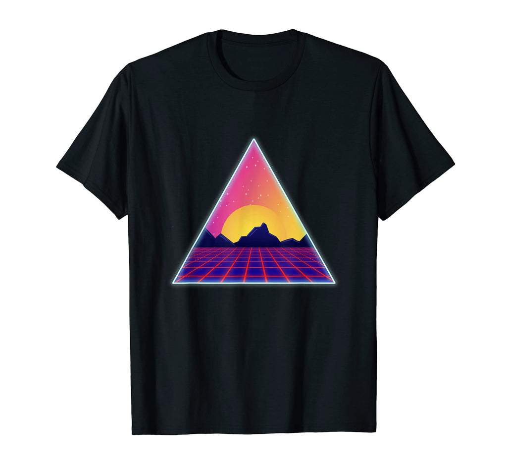 80S Outrun Sun Vaporwave 80 Outrun T-Shirt - Casual Everyday Wear Unisex - T-Shirt, Sweatshirt, Hoodie