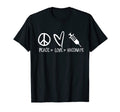 Peace Love Vaccinate T-Shirt - Unique Graphic for Adults - T-Shirt, Sweatshirt, Hoodie