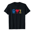 Peace Love And Jazz T-Shirt - Custom Art Print Men Women - T-Shirt, Sweatshirt, Hoodie