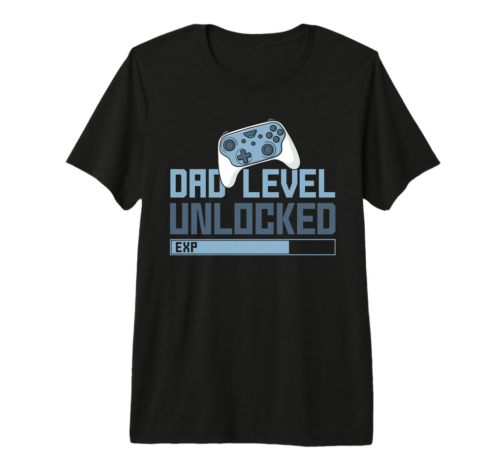 Mens Dad Level Unlocked Video Game T-Shirt - Novelty Apparel for Adults - T-Shirt, Sweatshirt, Hoodie
