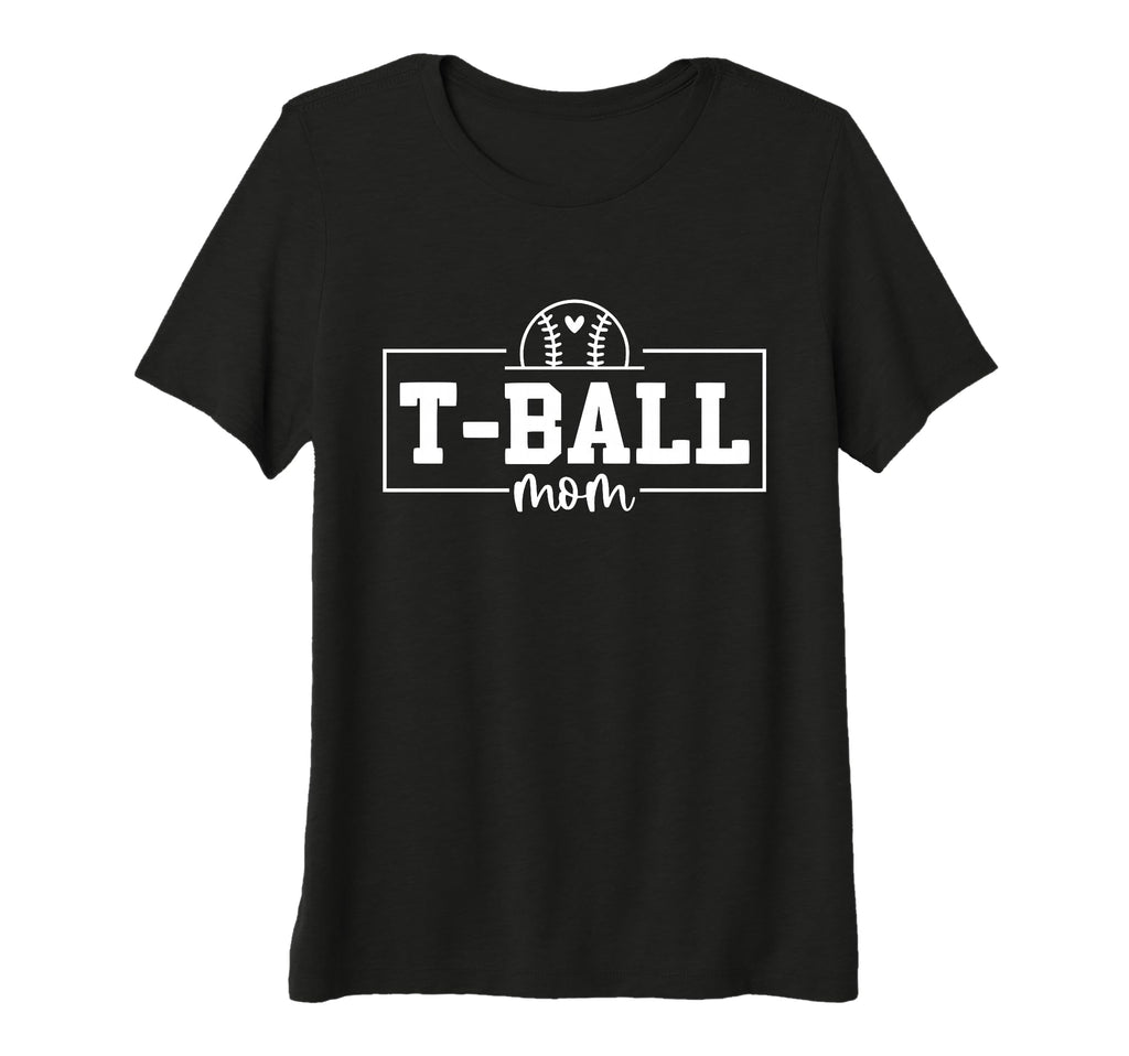 Womens T Ball Mama Baseball Tball T-Shirt - Aesthetic Graphic Men Women - T-Shirt, Sweatshirt, Hoodie