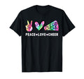 Peace Love Cheer Tie Dye T-Shirt - Casual Everyday Wear for Adults - T-Shirt, Sweatshirt, Hoodie