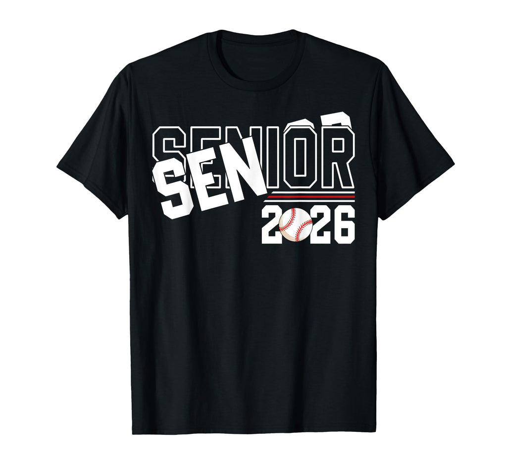 Baseball Player Class 2026 Senior T-Shirt - Custom Art Print Men Women - T-Shirt, Sweatshirt, Hoodie