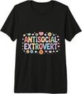Introvert Extrovert Personality Hub - Adult & Kids T-Shirts, Sweatshirts & Hoodies apparel design preview 1
