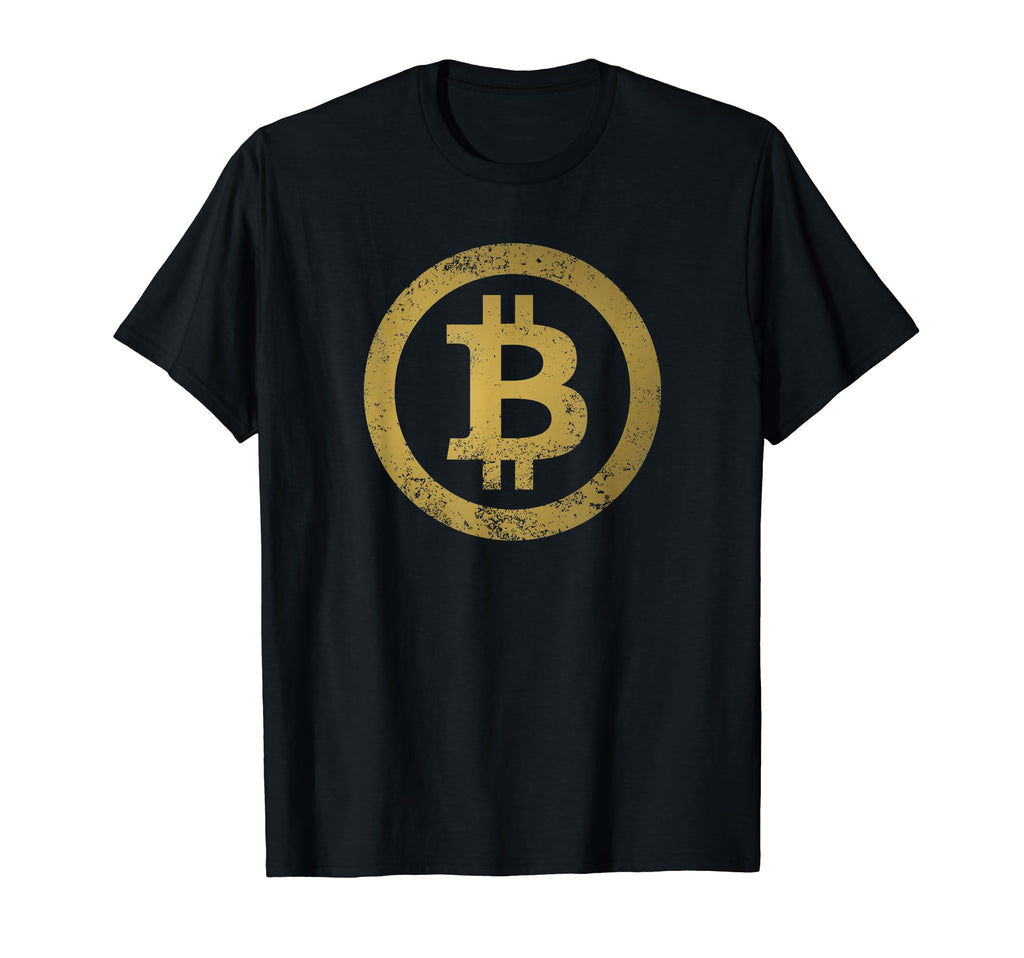 Bitcoin Btc Logo Distressed T-Shirt - Streetwear Style Men Women - T-Shirt, Sweatshirt, Hoodie