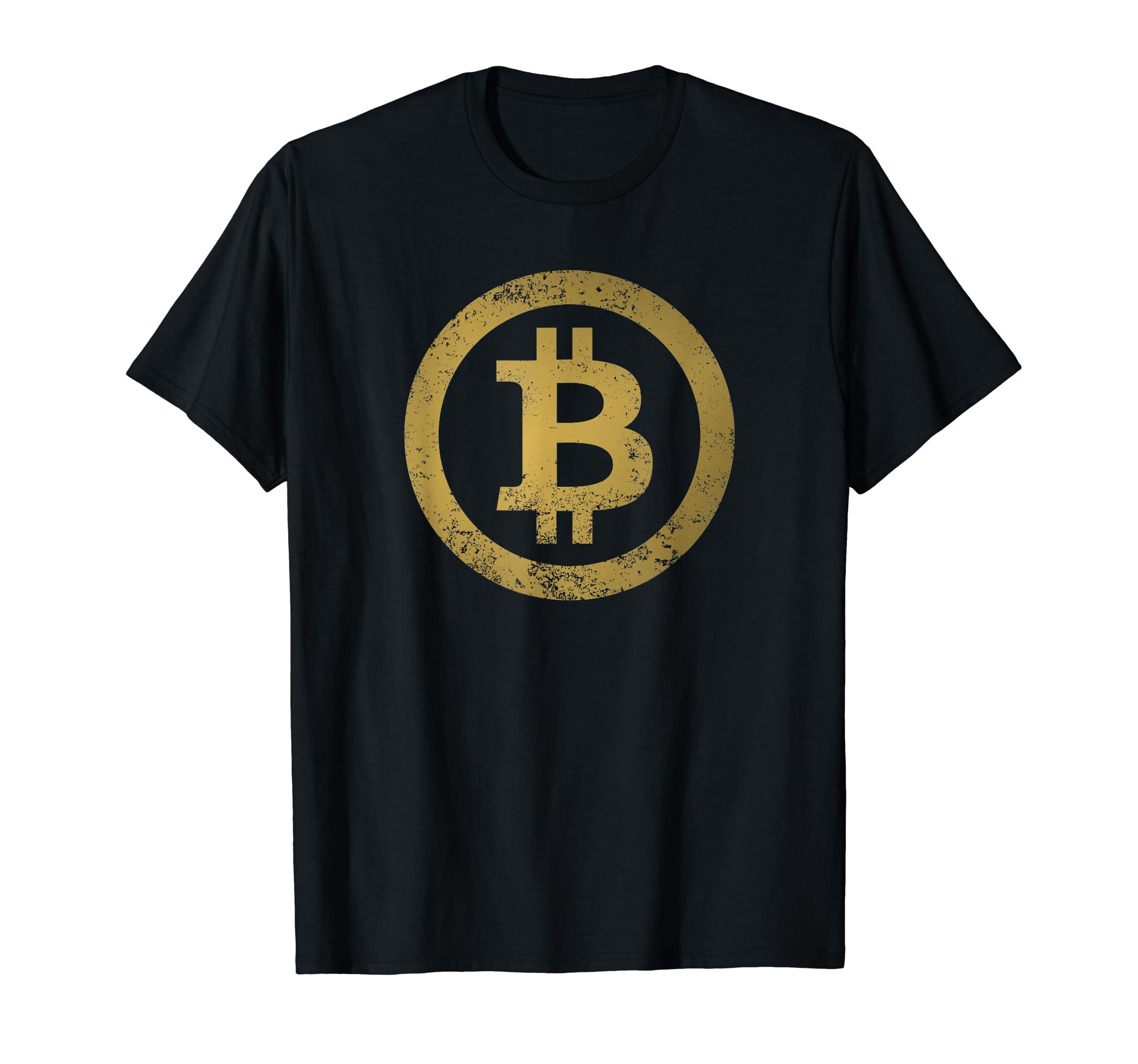 Bitcoin Btc Logo Distressed T-Shirt - Streetwear Style Men Women - T-Shirt, Sweatshirt, Hoodie