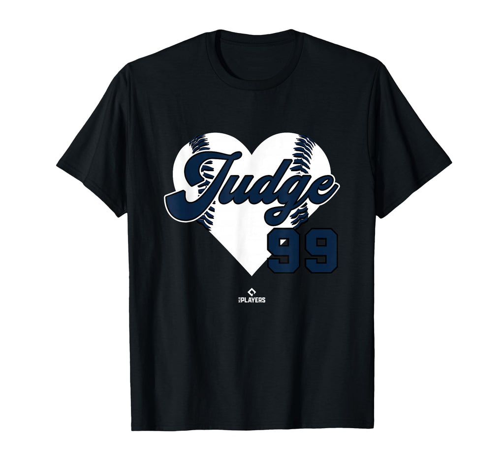 Baseball Heart Aaron Judge New York T-Shirt - Unique Graphic for Adults - T-Shirt, Sweatshirt, Hoodie