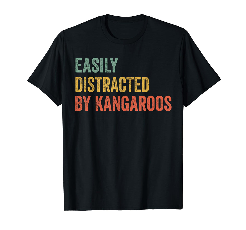 Easily Distracted Kangaroos T-Shirt - Fun Novelty Design for Adults - T-Shirt, Sweatshirt, Hoodie