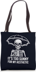 Anti Summer Goth Sarcastic Skeleton - Adult & Kids T-Shirts, Sweatshirts & Hoodies apparel design preview 1