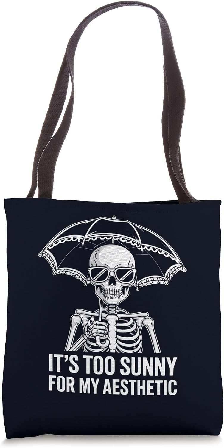 Anti Summer Goth Sarcastic Skeleton - Adult & Kids T-Shirts, Sweatshirts & Hoodies apparel design preview 1
