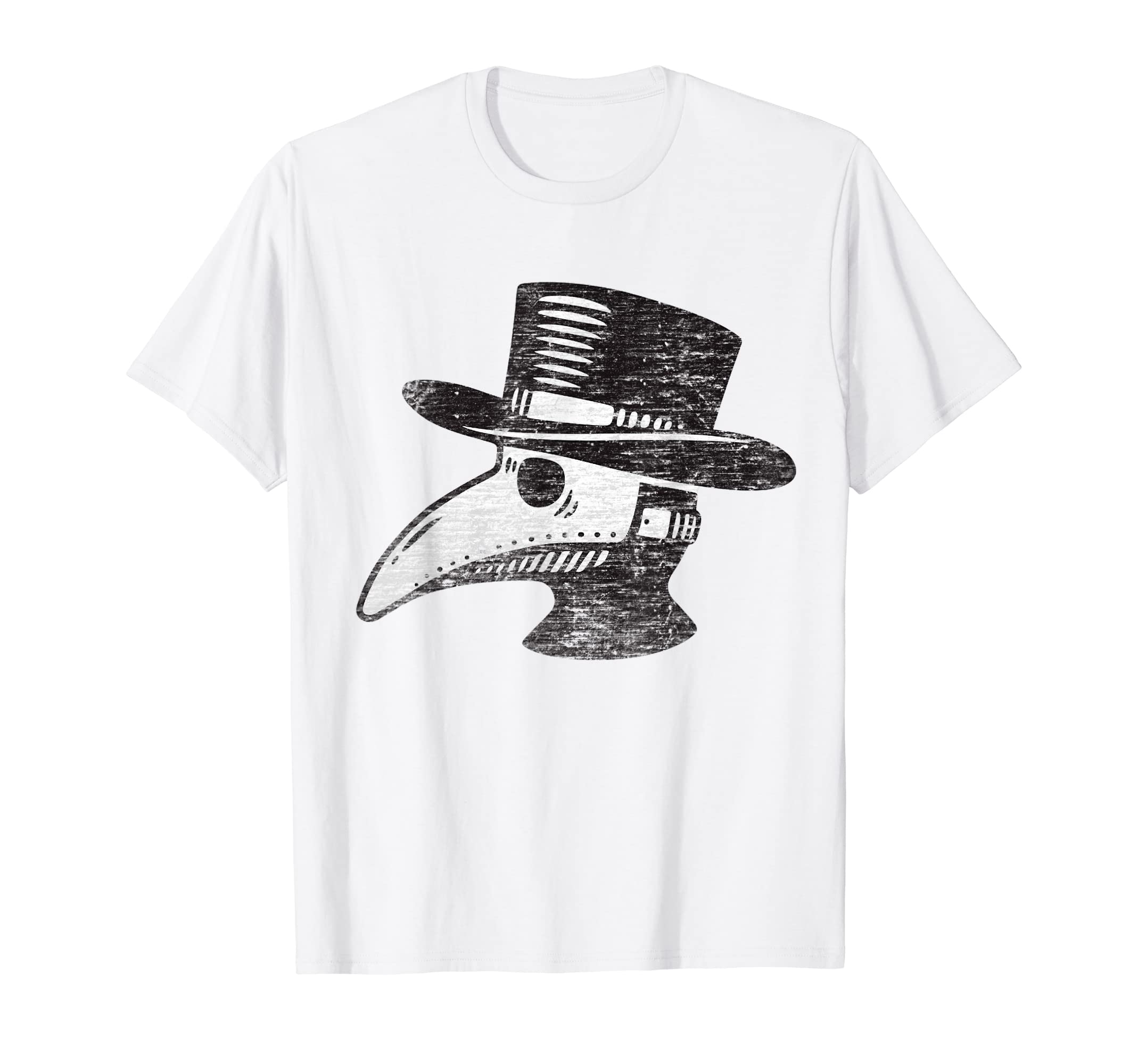Distressed Plague Doctor T-Shirt - Unique Graphic Men Women - T-Shirt, Sweatshirt, Hoodie
