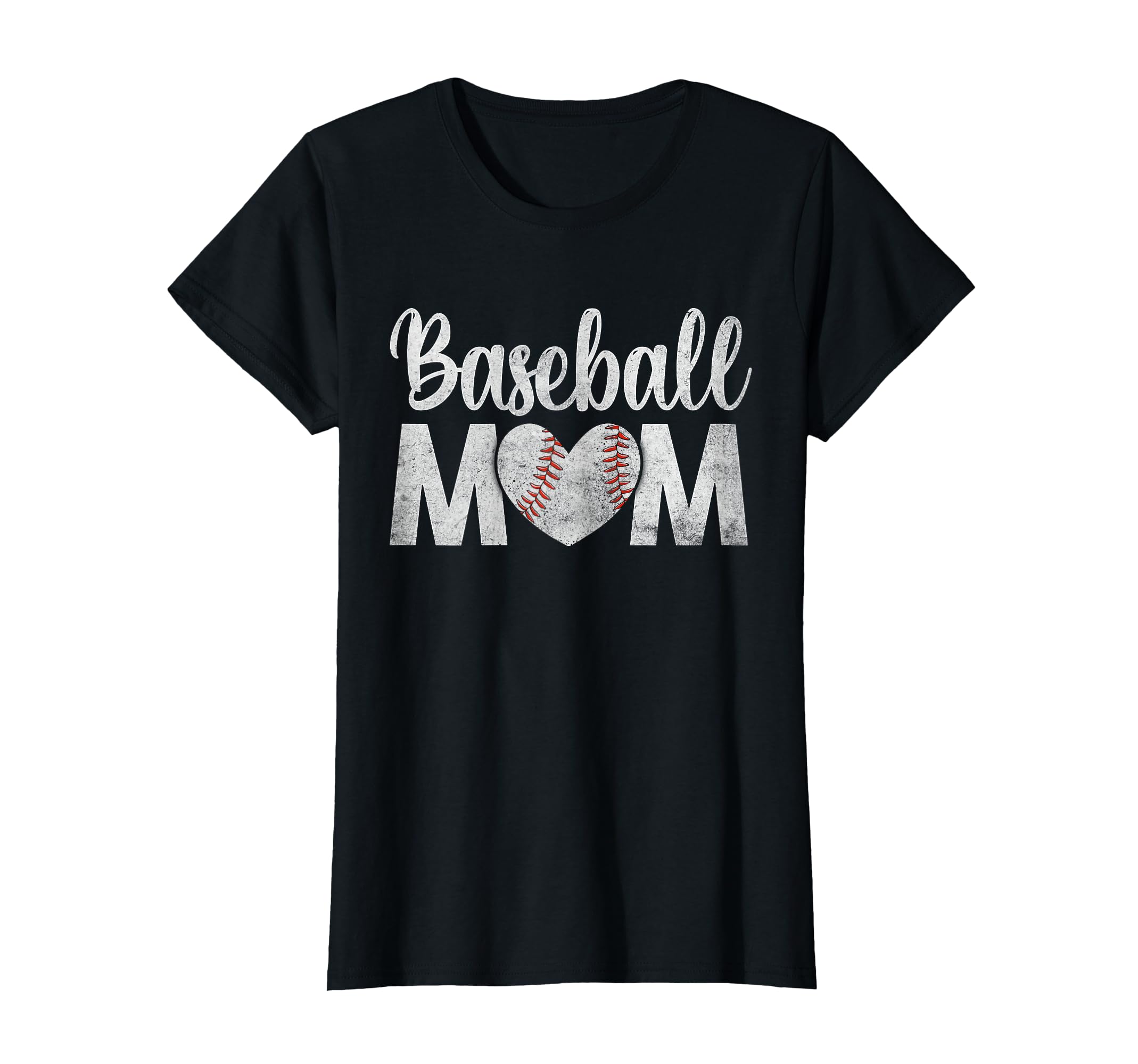Baseball Mom Mothers Day Baseball Heart T-Shirt - Graphic Print for Adults - T-Shirt, Sweatshirt, Hoodie
