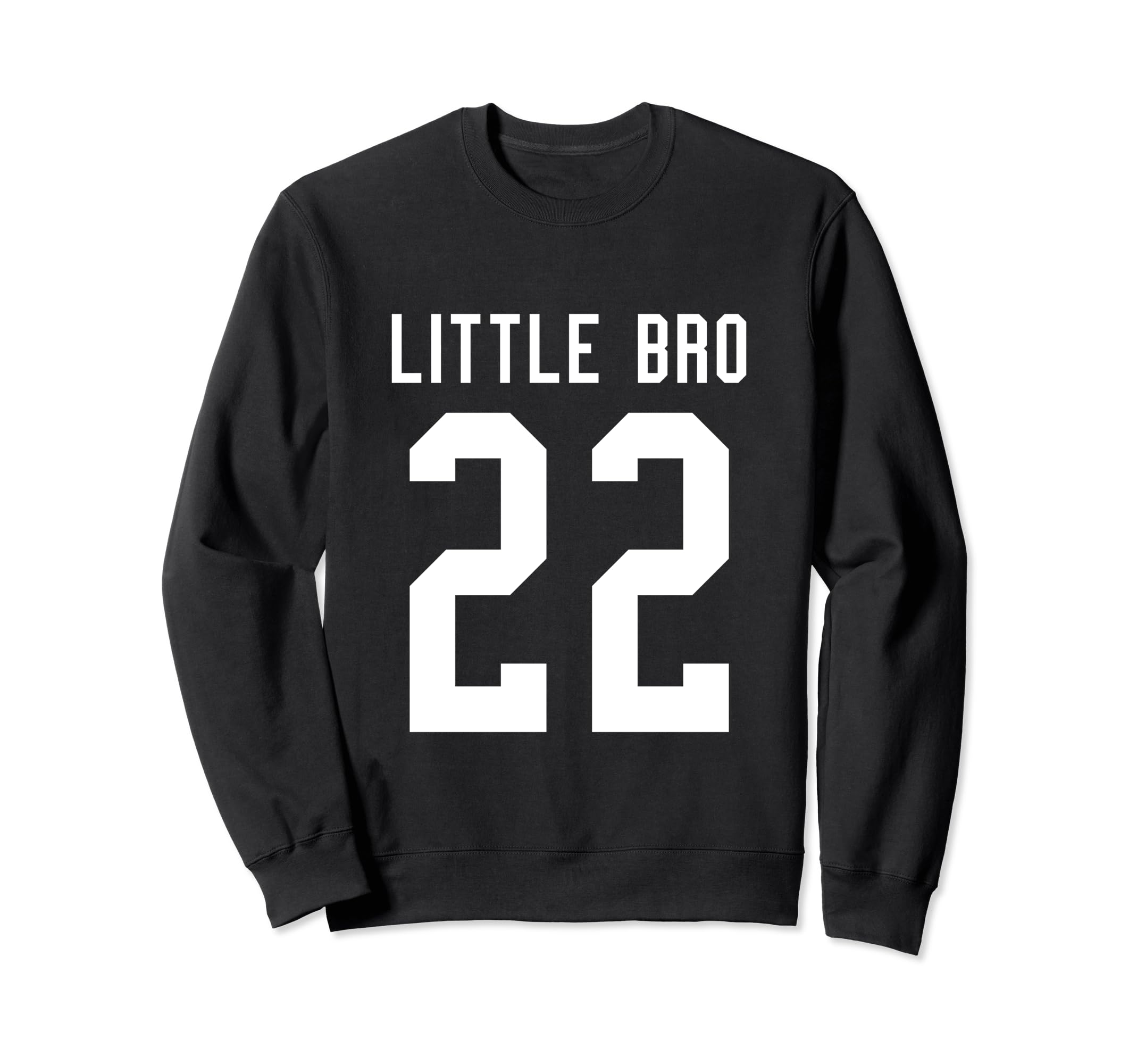 Number 22 Little Bro Biggest Fan Sweatshirt - Aesthetic Graphic for Adults - T-Shirt, Sweatshirt, Hoodie