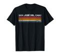 San Jose Del Cabo Mexico Stripes Travel T-Shirt - Unique Graphic Men Women - T-Shirt, Sweatshirt, Hoodie