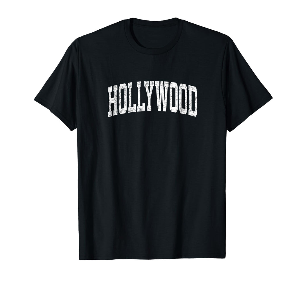 Hollywood California Ca Athletic Sports T-Shirt - Trendy Graphic Unisex - T-Shirt, Sweatshirt, Hoodie