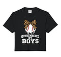 Outnumbered Baseball Mom Leopard Hoodie - Casual Everyday Wear Men Women - T-Shirt, Sweatshirt, Hoodie