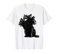 3 Headed Cat Grunge Alt 90S Goth Horror T-Shirt - Aesthetic Graphic Unisex - T-Shirt, Sweatshirt, Hoodie