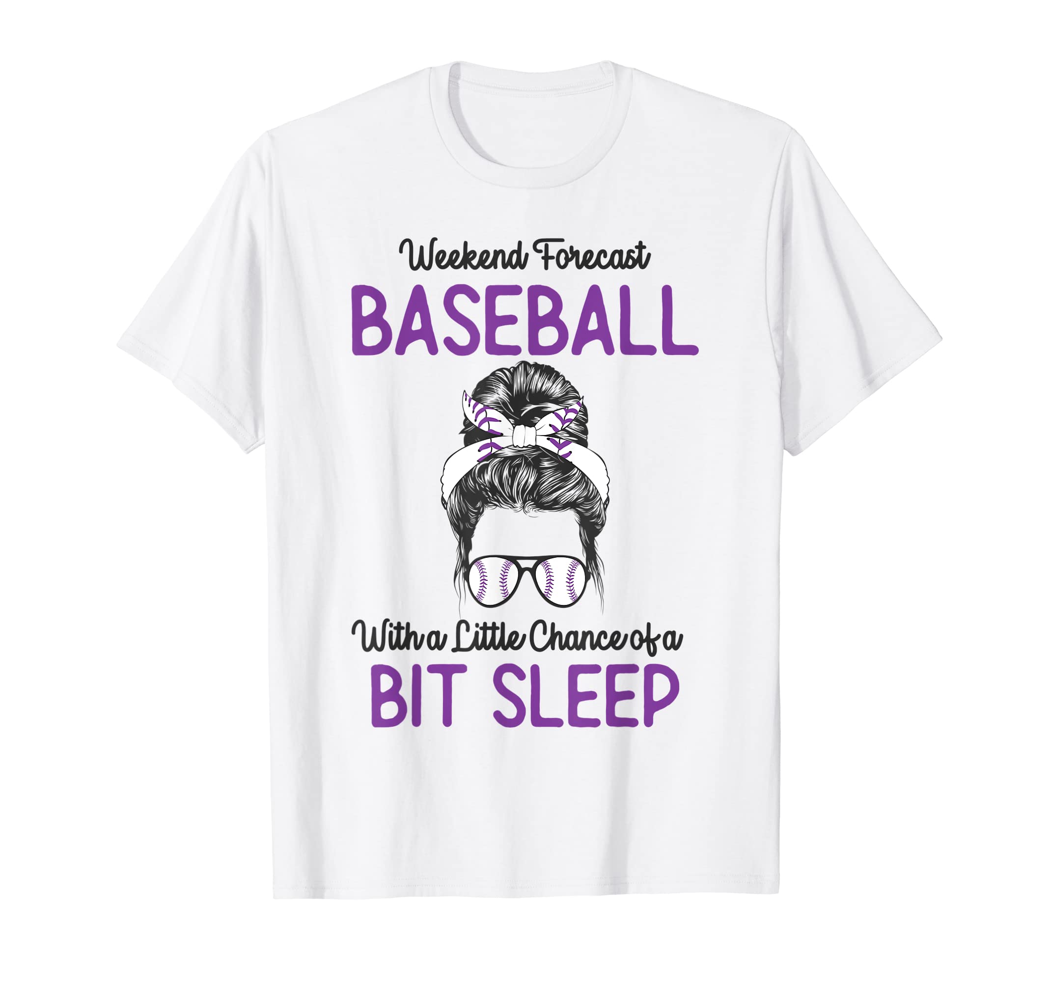 Baseball Mom Little Chance Bit Sleep T-Shirt - Streetwear Style Unisex - T-Shirt, Sweatshirt, Hoodie