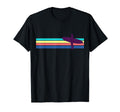 Surfing Surf Stripe Longboard T-Shirt - Novelty Apparel Men Women - T-Shirt, Sweatshirt, Hoodie