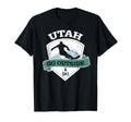 Go Outside And Ski Utah Distressed T-Shirt - Aesthetic Graphic Men Women - T-Shirt, Sweatshirt, Hoodie