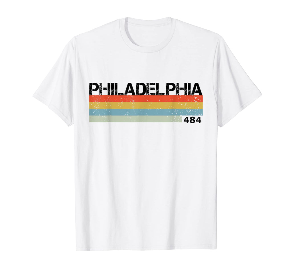Philadelphia 80S Stripes T-Shirt - Minimalist Print Men Women - T-Shirt, Sweatshirt, Hoodie
