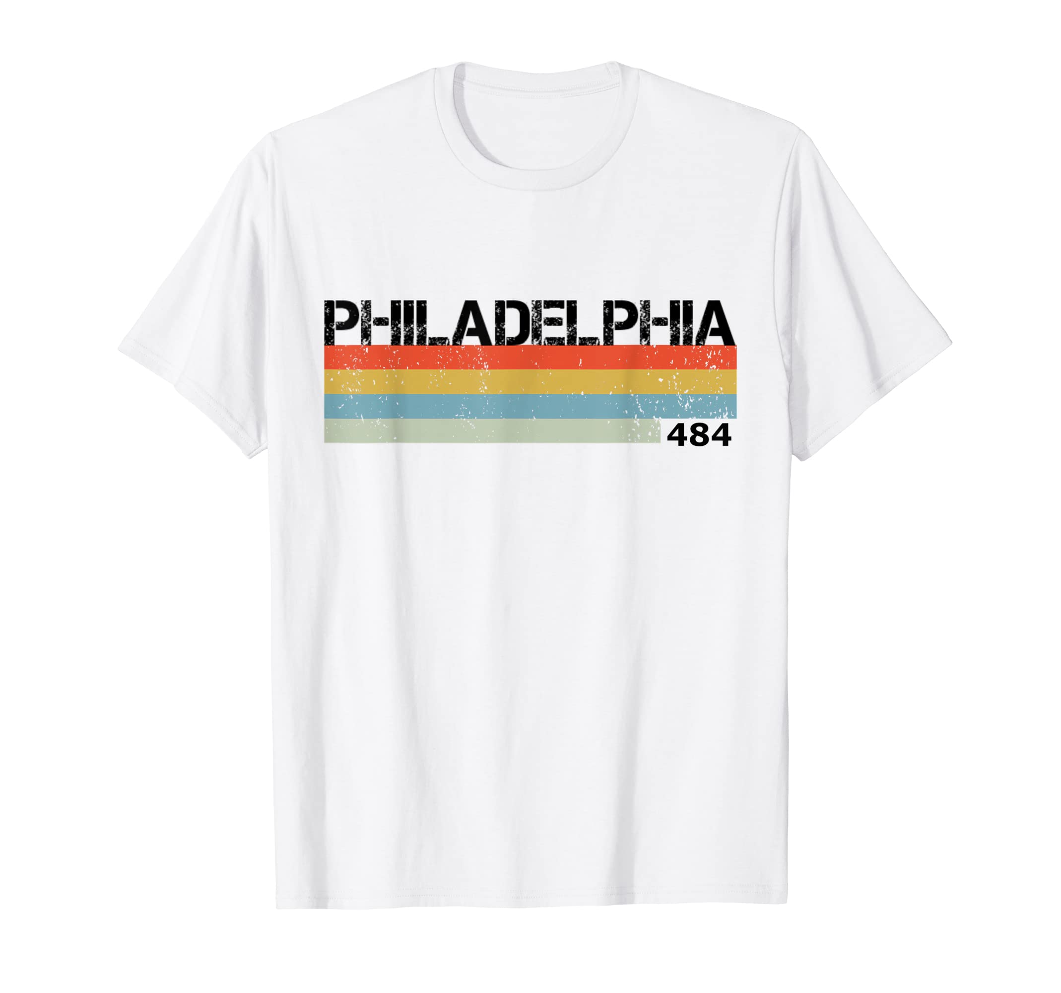 Philadelphia 80S Stripes T-Shirt - Minimalist Print Men Women - T-Shirt, Sweatshirt, Hoodie