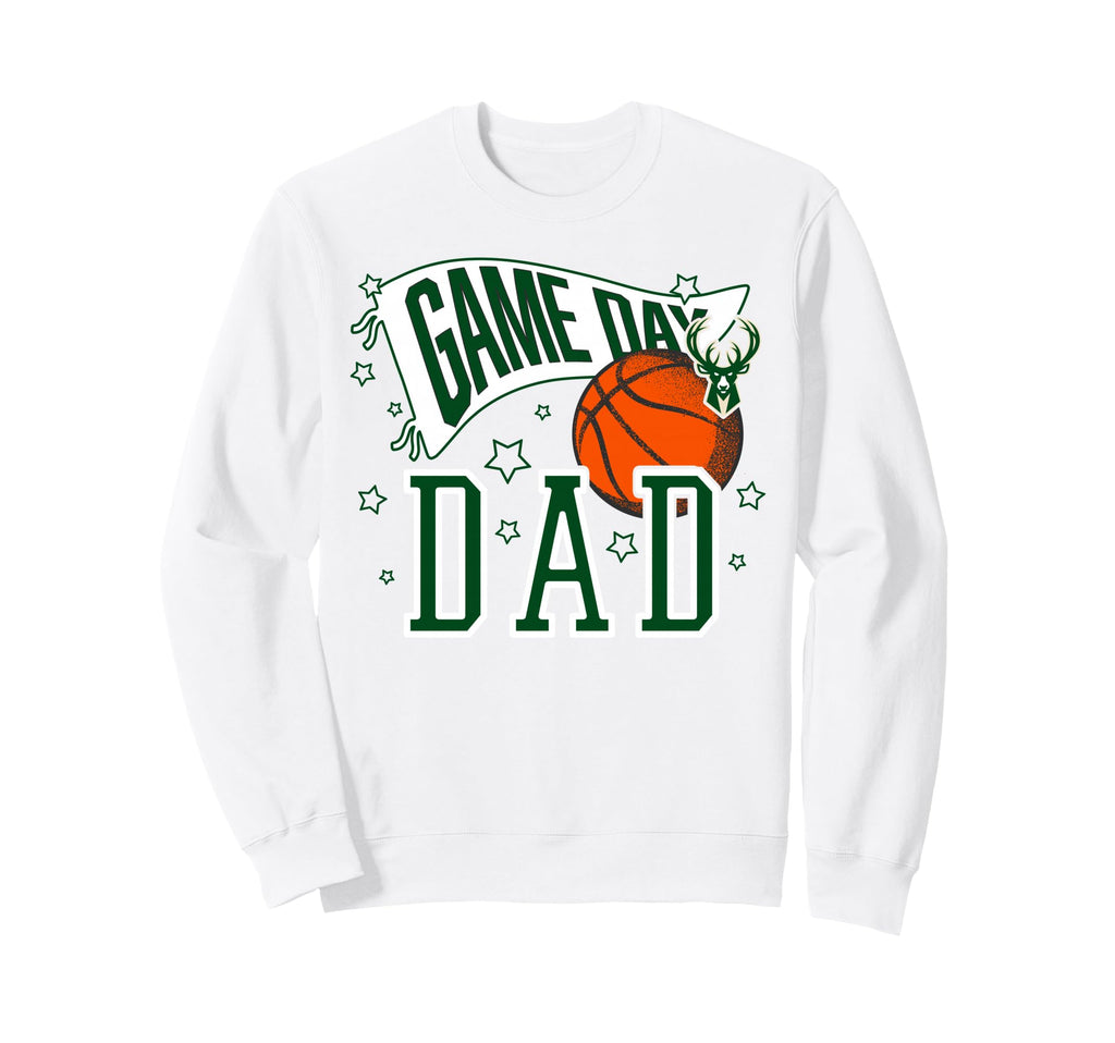 Nba Milwaukee Bucks Fathers Day Sweatshirt - Graphic Print Men Women - T-Shirt, Sweatshirt, Hoodie