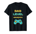 Dad Level Unlocked Funny Fathers Day T-Shirt - Unique Graphic Men Women - T-Shirt, Sweatshirt, Hoodie