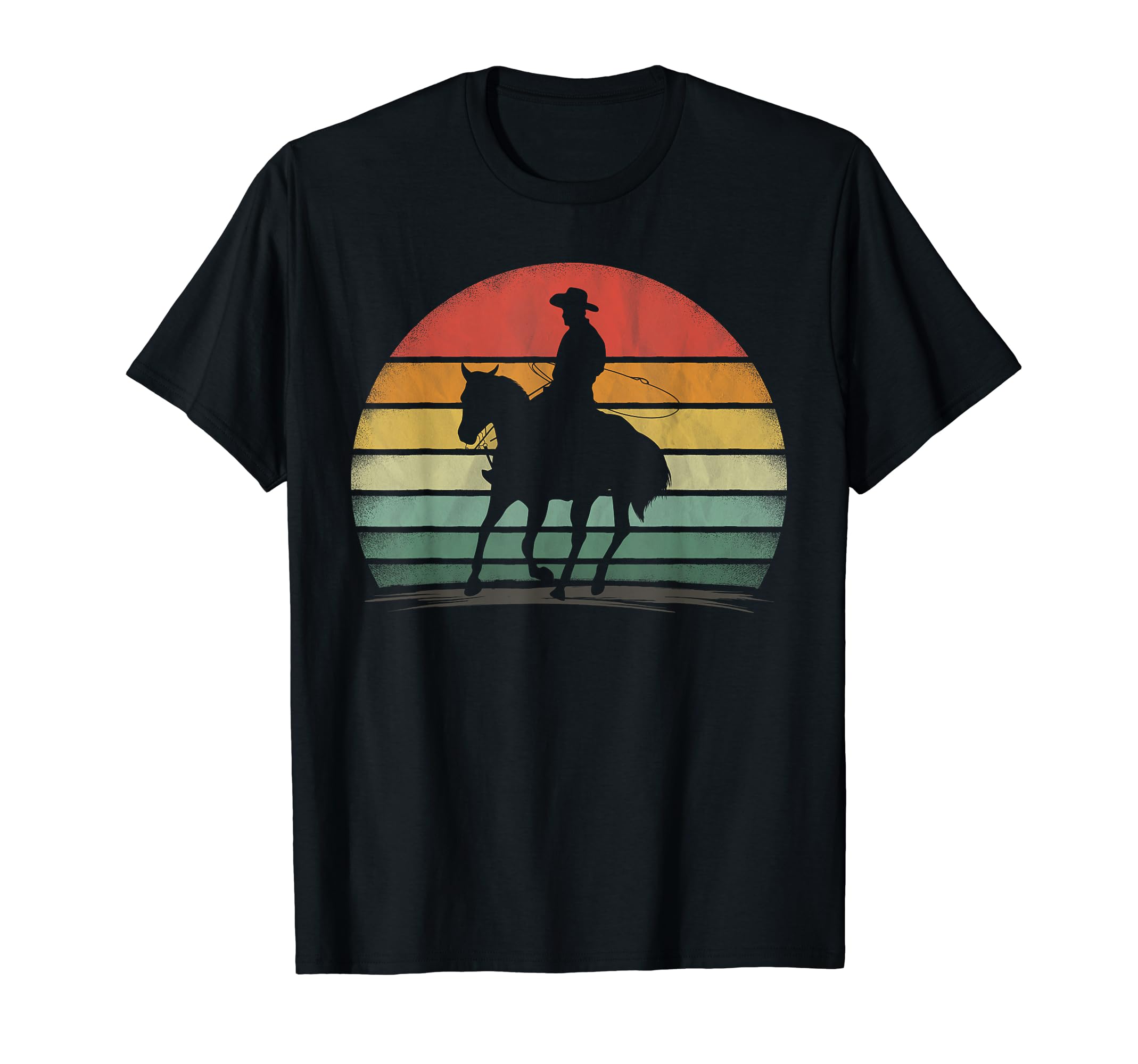 Cowboy Distressed Cowboy T-Shirt - Fun Novelty Design Men Women - T-Shirt, Sweatshirt, Hoodie