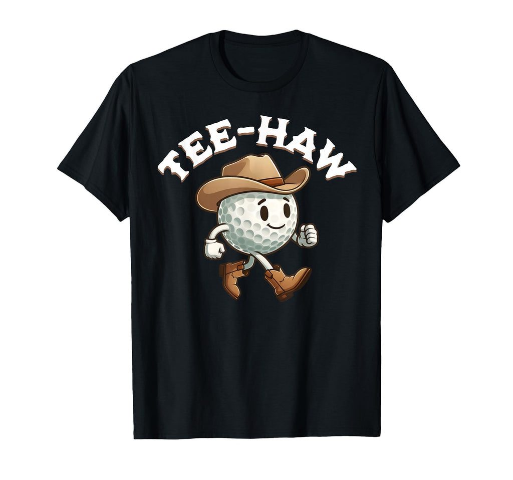 Western Haw Yall Funny Golf Ball Cowboy T-Shirt - Aesthetic Graphic Unisex - T-Shirt, Sweatshirt, Hoodie